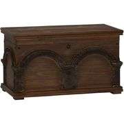 Wooden Arch Storage Trunk