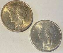 1922 1925 Frosty White BU Peace Dollar