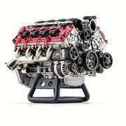 Mini V8 Engine Model Kit 3D Assembly