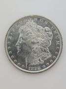 1898 Philadelphia Morgan Silver Dollar, Cleaned