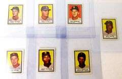 7 Topps 1960's Baseball Stamps