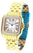 GV2 by Gevrill Milan diamond quartz white dial watch