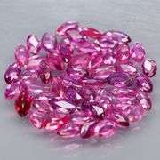 Amazing 5.06ct marquise cut Ruby set