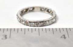 Brilliant Diamond Band Ring in Platinum