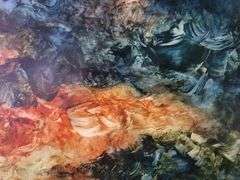 Rare Kamran Khavarani Masterpiece Unveiled – Signed Abstract Romanticism Artwork Up for Auction- Inv