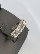 CERTIFIED 14K WHITE GOLD DIAMOND ENGAGEMENT RING