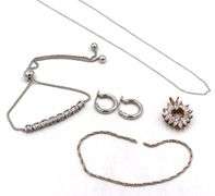 Group lot of Vintage 925 sterling silver mixed jewelry