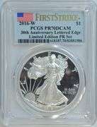 Better 2016-W Lettered Edge Limited Edition. PCGS PR70DCAM First Strike