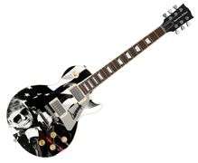 President Donald Trump Autographed Leather Jacket n Flag Custom Graphics Guitar