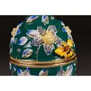 Faberge-Style Egg with Sparkling Austrian Crystals