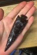 Black Obsidian Arrowhead