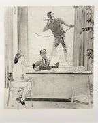 Norman Rockwell Lithograph Signed 1972