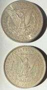 1878 S & 1881 O Unc Morgan Dollars