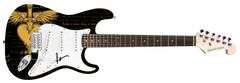 Richie Sambora Autographed "Sword Of Sound" Custom Graphics Guitar ACOA