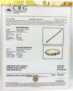 Awesome 14.30CTW Oval Shaped Emerald-Cut Rubies & Diamond Bracelet in 14K Yellow Gold Over Sterling 