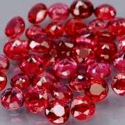 Top red! Untreated! Diamond cut! 3.28ct Ruby set!!!