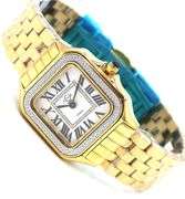 GV2 by Gevrill Milan diamond quartz white dial watch