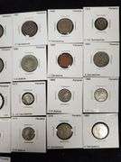 Lot Of 37 Coins From Panama In Cardboard Holders