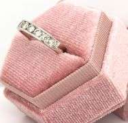 14kt White gold 1ctw channel set diamond band
