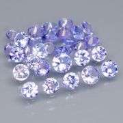 Glittering 3.67ct bright blue violet Tanzanite set