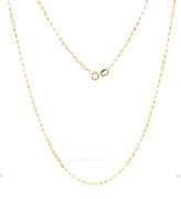 14kt Yellow gold cable chain necklace