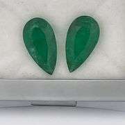 CERTIFIED NATURAL GREEN EMERALDS TOTALING 21.99 CARAT