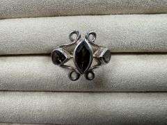 Sterling Silver Smoky Quartz Gemstone Ring Size 8