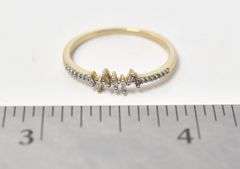 Mesmerizing Diamond Ring in 10K Yellow Gold