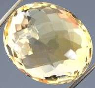 Exciting 27.76ct glittering checker top Citrine