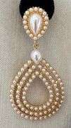 A Very Sexy  Pearl Style Fashion  Design Earrings