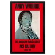 The American Indian Series (Red) by Warhol (1928-1987)