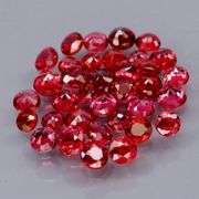 Top red! Untreated! Diamond cut! 3.28ct Ruby set!!!