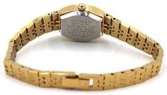 Citizen quartz ladies gold tone watch