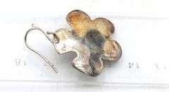 Set of Vintage 925 sterling silver necklace and dangle earrings