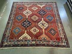 Fine Persian Yalameh Rug 6.3x6.6