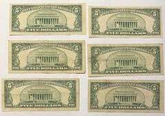 2 X 1934 D 1953 53A  $5 Silver Certificates