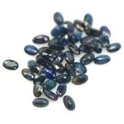 Glistening 12.40ct deep blue Sapphire set