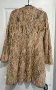 Ines Et Marechal Beige Persian Lamb 7/8 Coat