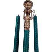 Victorian-Style Walking Stick with Brass Telescope