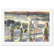 Frolicking at the Seashore by Hatfield, Don
