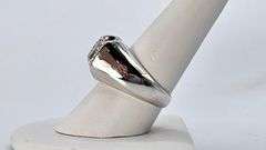 Men's Huge Sparkling 3.45 Ct Fire Moissanite Ring