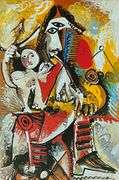 Collectible Vintage Pablo Picasso, Musketeer and Cupid