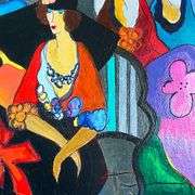 Gossip by Tarkay (1935-2012)