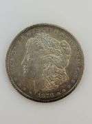 1878 CC Toned Morgan Silver Dollar, Circulated
