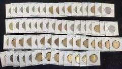 Lot Of 63 Coins From Jordan In Cardboard Holders