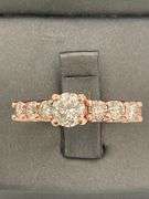 CERTIFIED BRAND NEW 14K ROSE GOLD DIAMOND RING
