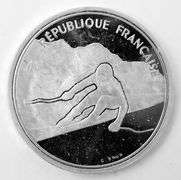Albertville '92 France Olympics Silver Coin