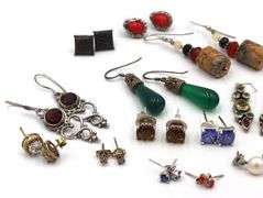 Group lot of Vintage 925 sterling silver earrings