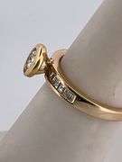 CERTIFIED BRAND NEW 14K YELLOW GOLD DIAMOND ENGAGEMENT RING