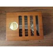 Cedar Wood Cigar Humidor Box with Lock